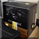 E04. Nikon Coolpix P100 digital camera. 